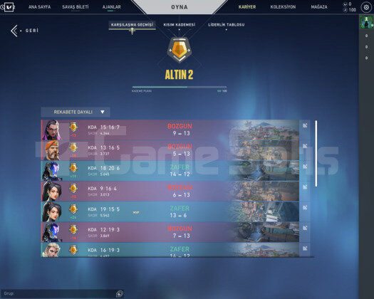 Plat Elo Gold hesap