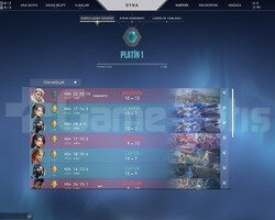 Valorant Platinum 1 0LP Fresh Hesap