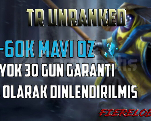 TR 50K-100K GARANTİLİ 30 LEVEL UNRANKED