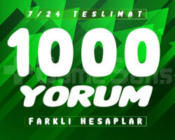 1000 Yorum