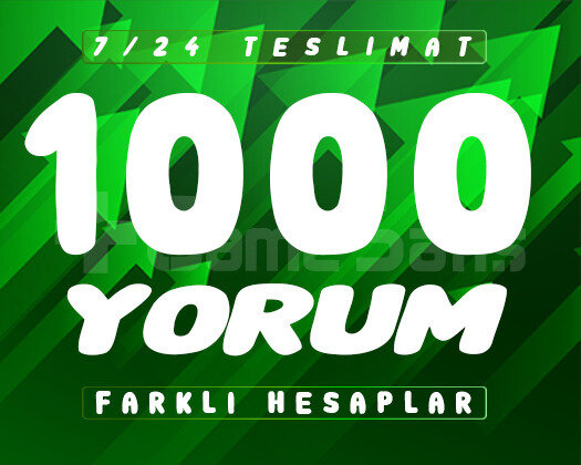 1000 Yorum