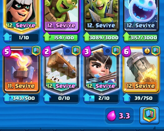 Clash Royale 5000+ kupa