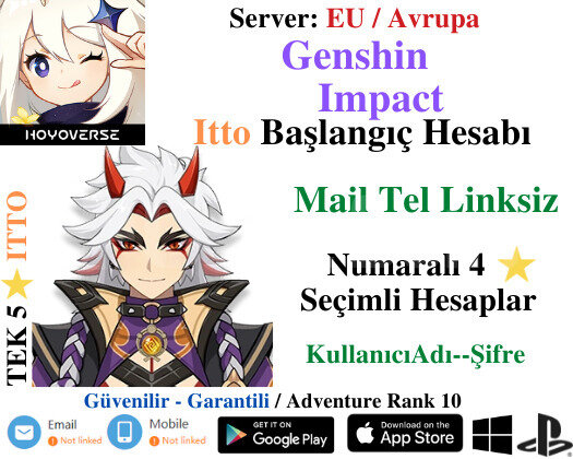 EU | AR 10 Itto - Temiz Başlangıç Hesapları
