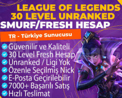LoL TR 30 Level Unranked Hesap - Türkiye