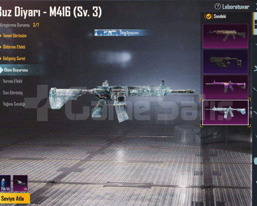 4 YÜKSELTİLEBİLİR BUZ M416 - MASKARA + BUZ SET