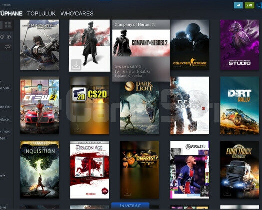 Steam hesabi