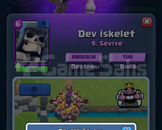 EFSANEVİ KRAL SANDIKLI 11 LEVEL MÜKEMMEL HESAP