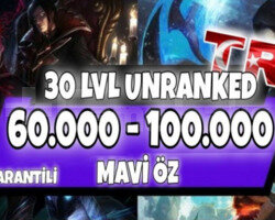 TR / EUW 60.000 - 100.000 K Garantili Mavi Öz