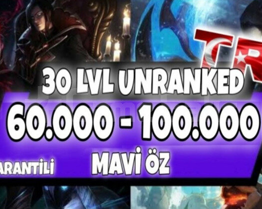 TR / EUW 60.000 - 100.000 K Garantili Mavi Öz