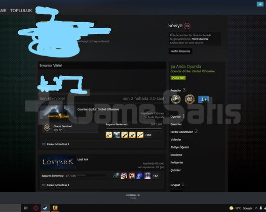 CSGO PRİME HESAP 89.90TL UYGUN FİYATLI