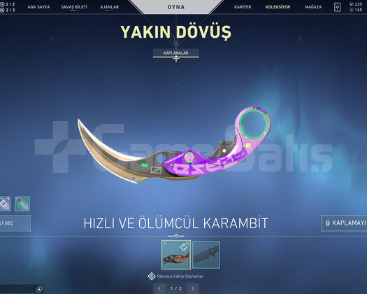 Karambit ve Yağmacı Vandallı Efsane Hesap