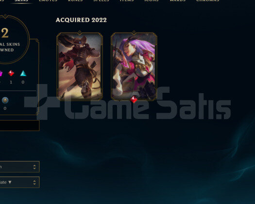 EUW BOL KOSTÜM 18K M.Ö KAT YASUO FRESH ACC