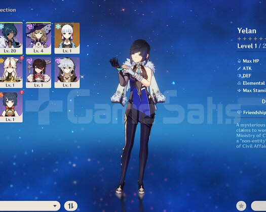 EU | AR10 Yelan + A.Simulacra + Ayaka - Premium