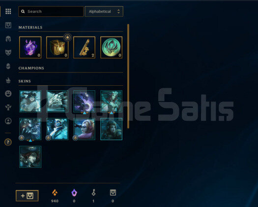 EUW 3 MAÇA G2 BOL KOSTÜM 22K M.Ö 64WR!!