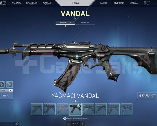 9 TANE BIÇAK/7 VANDAL/5 PHANTOM VİP HESAP