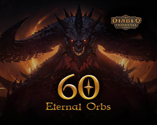 Diablo Immortal Pack of 60 Eternal Orbs