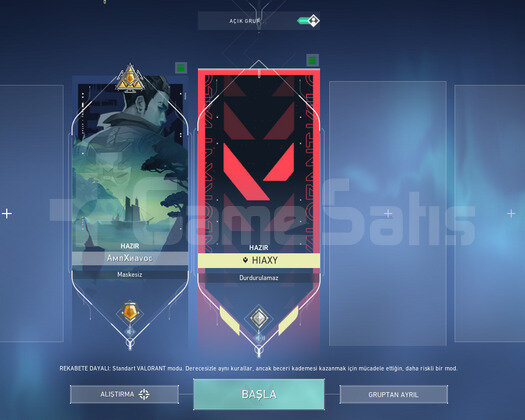 Valorant Smurflemelik Fresh Gold Hesap