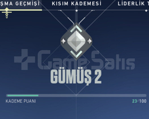 VALO GÜMÜŞ HESAP YÜKSEK MMR