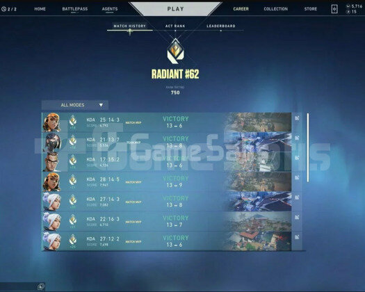 Radianttan Hızlı ve Güvenli Valorant Rank Boost