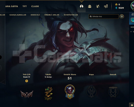 Demir 4 4LP Hesap 1Win 57Lose