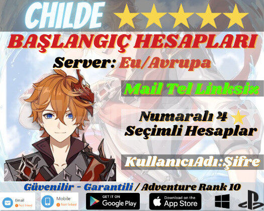 EU | AR 10 Childe - Temiz Başlangıç Hesapları