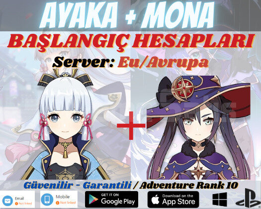 EU | AR10 Ayaka + Mona + Rate UP !! - Başlangıç