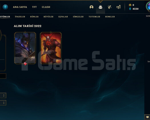 GALAKSİ KATİLİ ZEDLİ SMURF HESAP 17WİN 9 LOSE