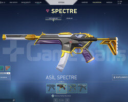 Asil Spectre ve Bıçak Skinli Efsane Hesap