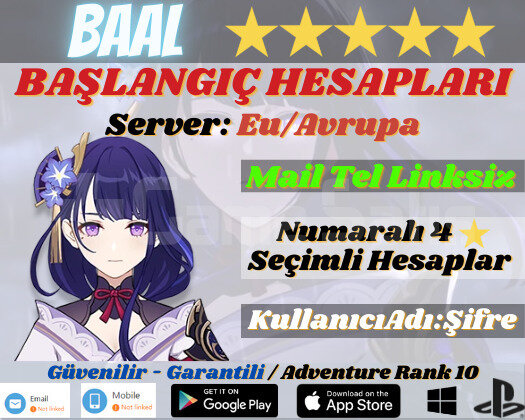 EU | AR 10 BAAL - Temiz Başlangıç Hesapları