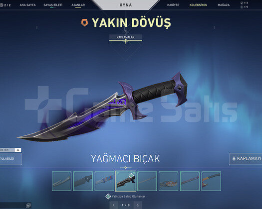 7 Bıçak, 9 Vandal, 5 Phantom Skinli Dehşet Hesap