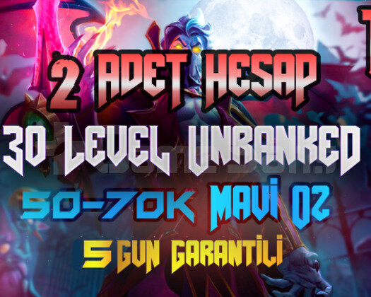 2 ADET TR BAN YEMEZ 50K ÖZ UNRANKED GARANTİLİ