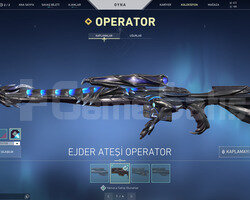 Ejder Operator ve Ejder Vandallı Bol Skin Hesap