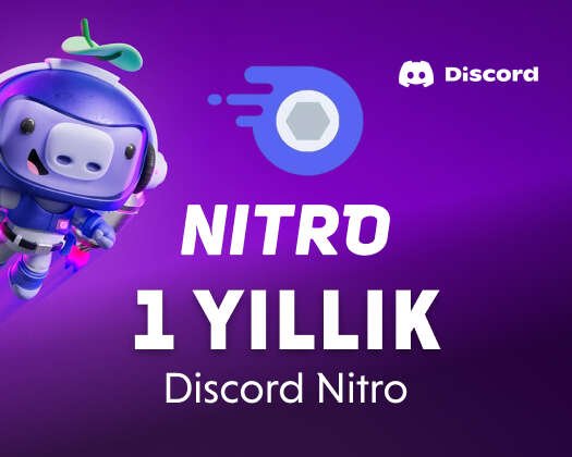 Discord Nitro 1 Yıllık Abonelik