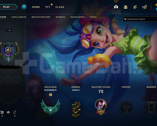 EUW 61 WR PLAT 4 SMURF ACC