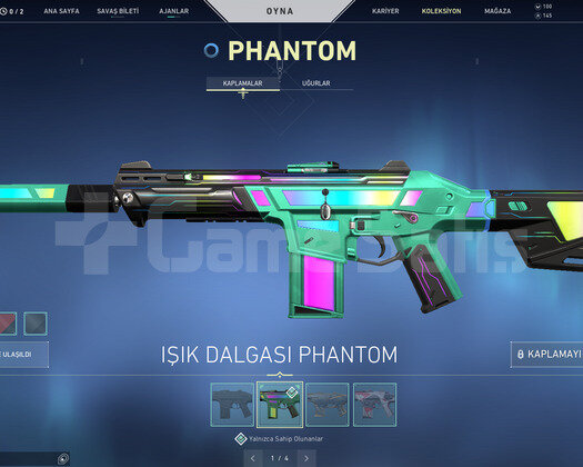 Muşta Bıçak ve Işık Dalgası Phantom Efsane Hesap