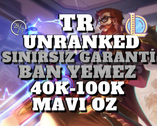 TR BAN RİSKSİZ 40K-100K 30 LEVEL UNRANKED