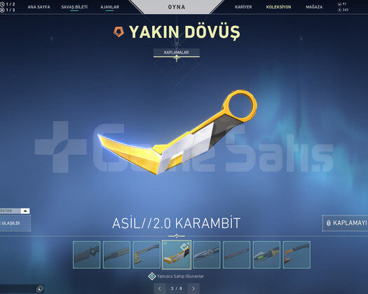 Asil Vandal ve Karambitli 7 Bıçaklı TR Hesap