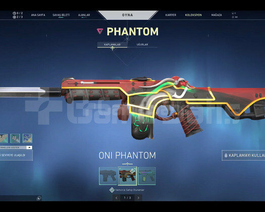 ASİL VANDAL,ONI PHANTOM,BIÇAKLI EFSANE HESAP