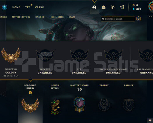 GOLD 4 EUW HESAPP