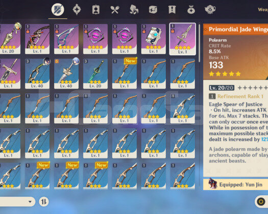 Rank 20 Yelan + ayato + jade spear