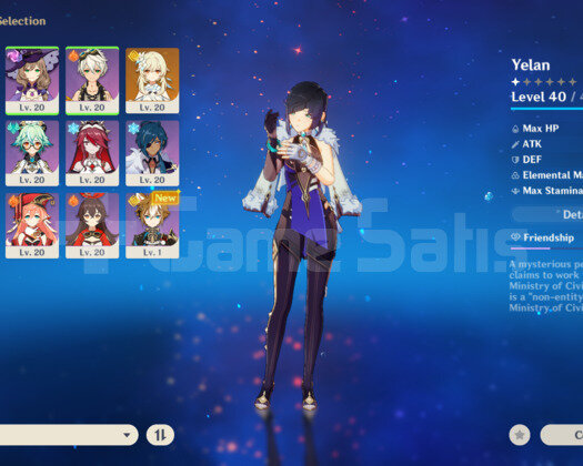 Rank 20 Yelan + ayato + jade spear