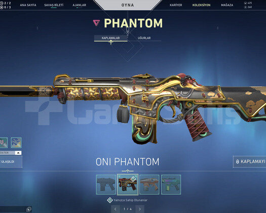KARAMBİT VE ONİ PHANTOM EFSANE HESAP