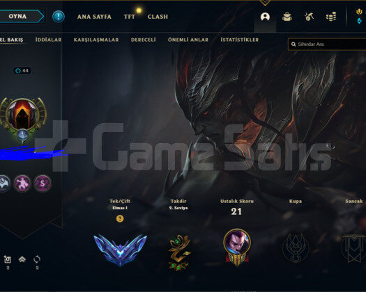 YÜKSEK LP GAİNLİ LOL HESABI