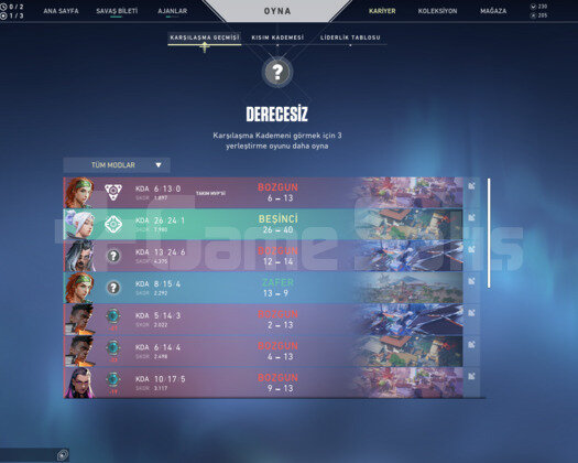 Ranksızplat I battlepass+delipop+karambit I