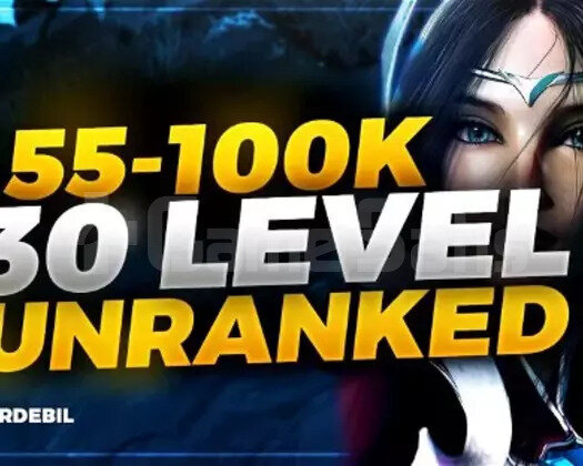 EUW 57-100K Mavi Öz 30 LVL Unranked Hesap + Hediye