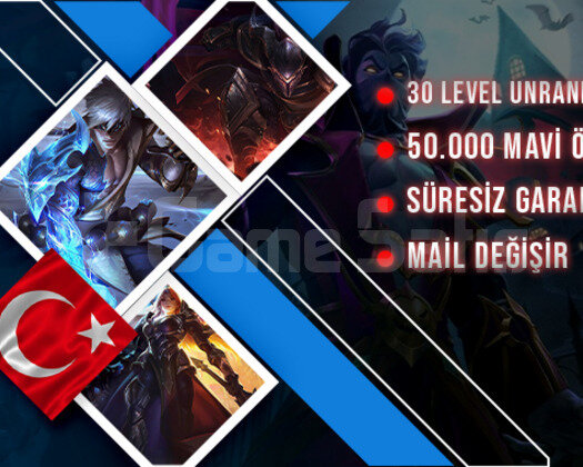TR BAN YEMEZ 50-70K MAVİ ÖZ UNRANKED GARANTİLİ