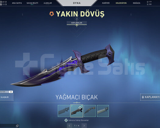 YAĞMACI BIÇAK VE ASİL VANDAL TR EFSANE HESAP