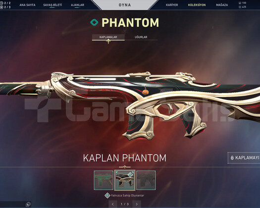 KAPLAN PHANTOM VE AFET HANÇER TR EFSANE HESAP