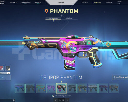 8 Bıçak/11 Vandal/10 Phantom Skini/Dehşet Hesap