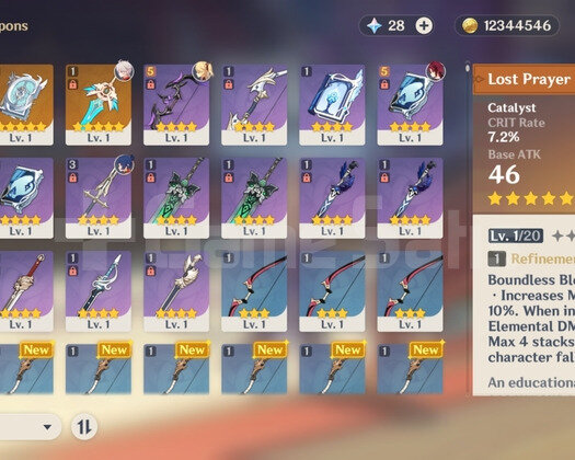 AR39Kazuha+2xLost Prayer+SkywardBlade,Max F.Point